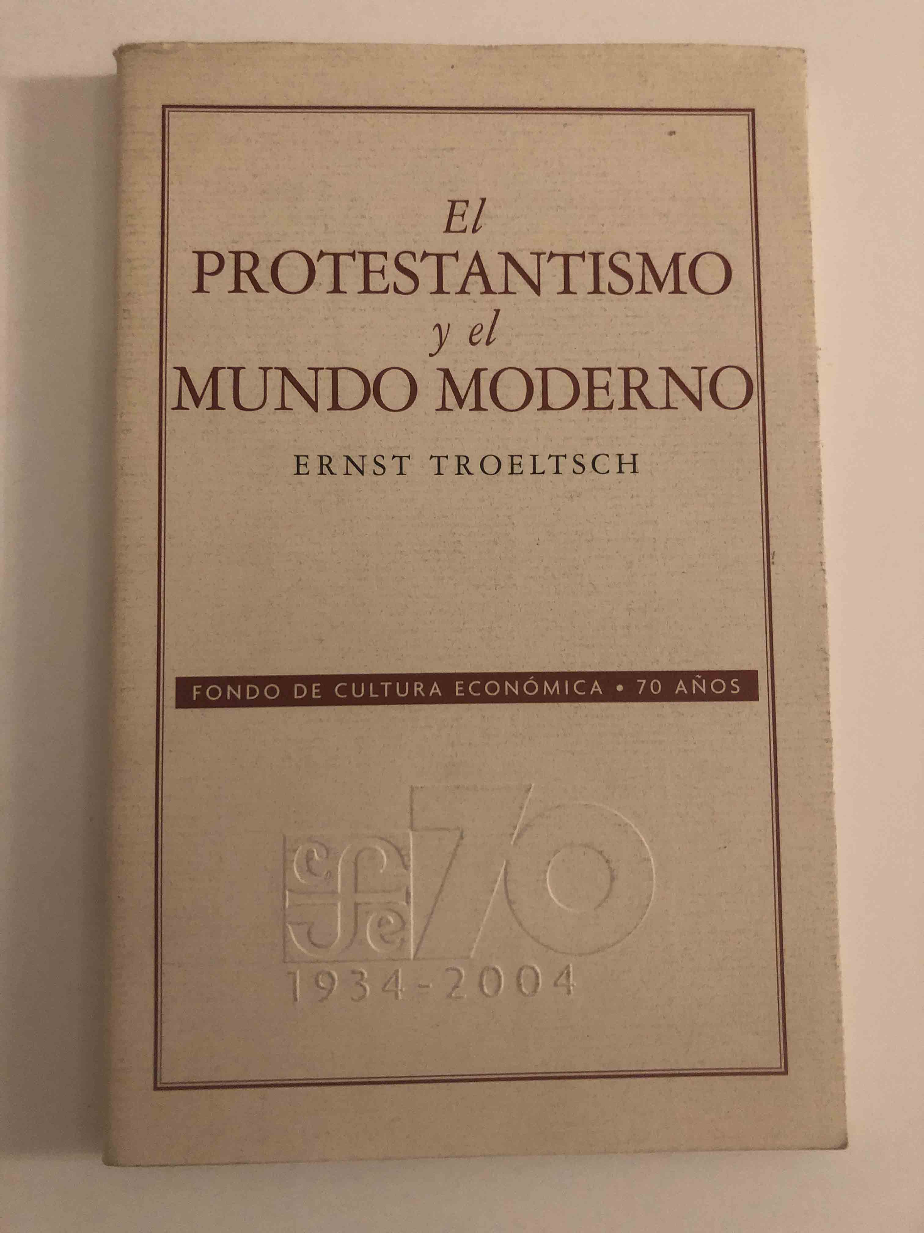 El protestantismo y el mundo moderno 