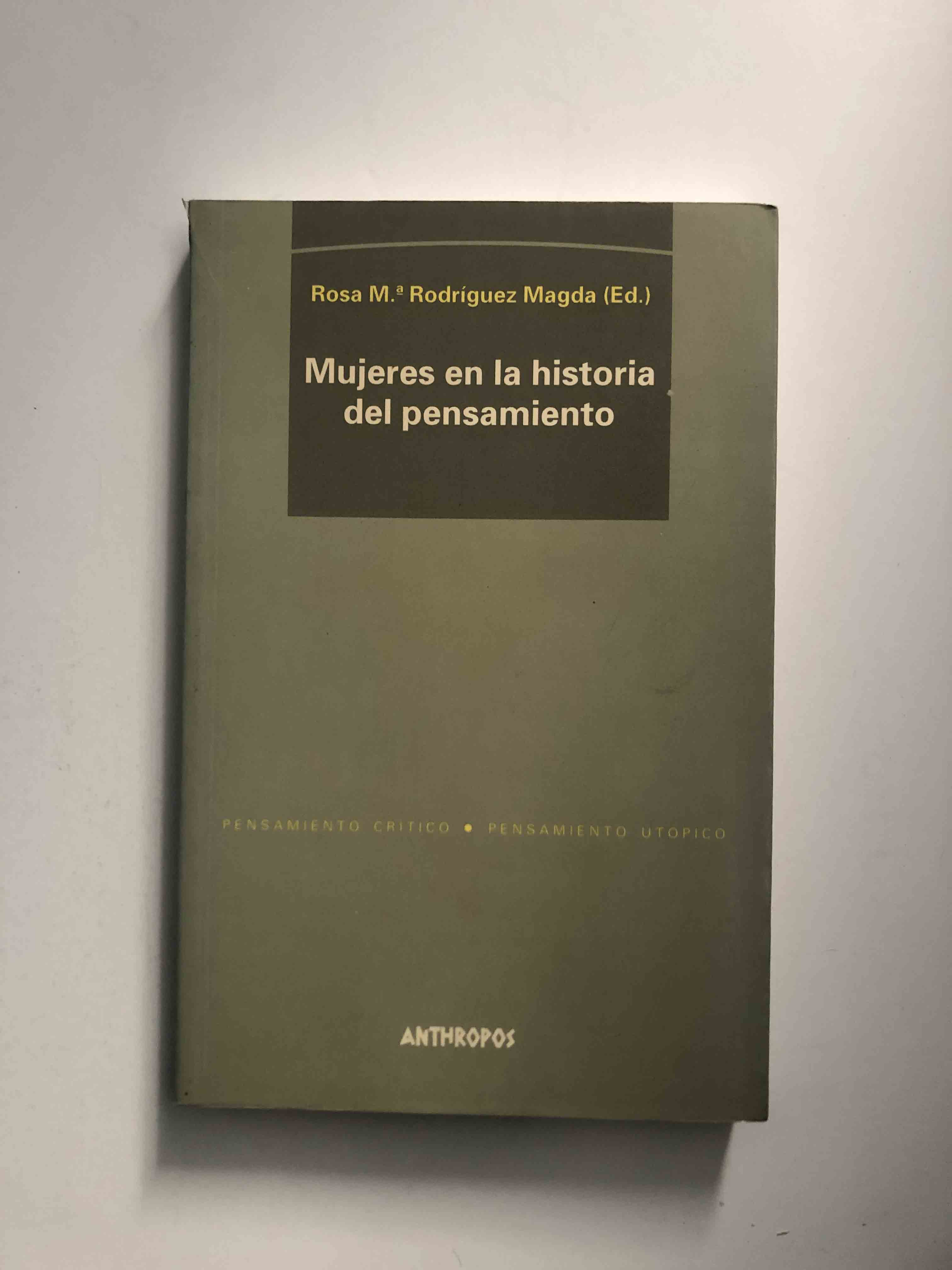 Mujeres en la historia del pensamiento