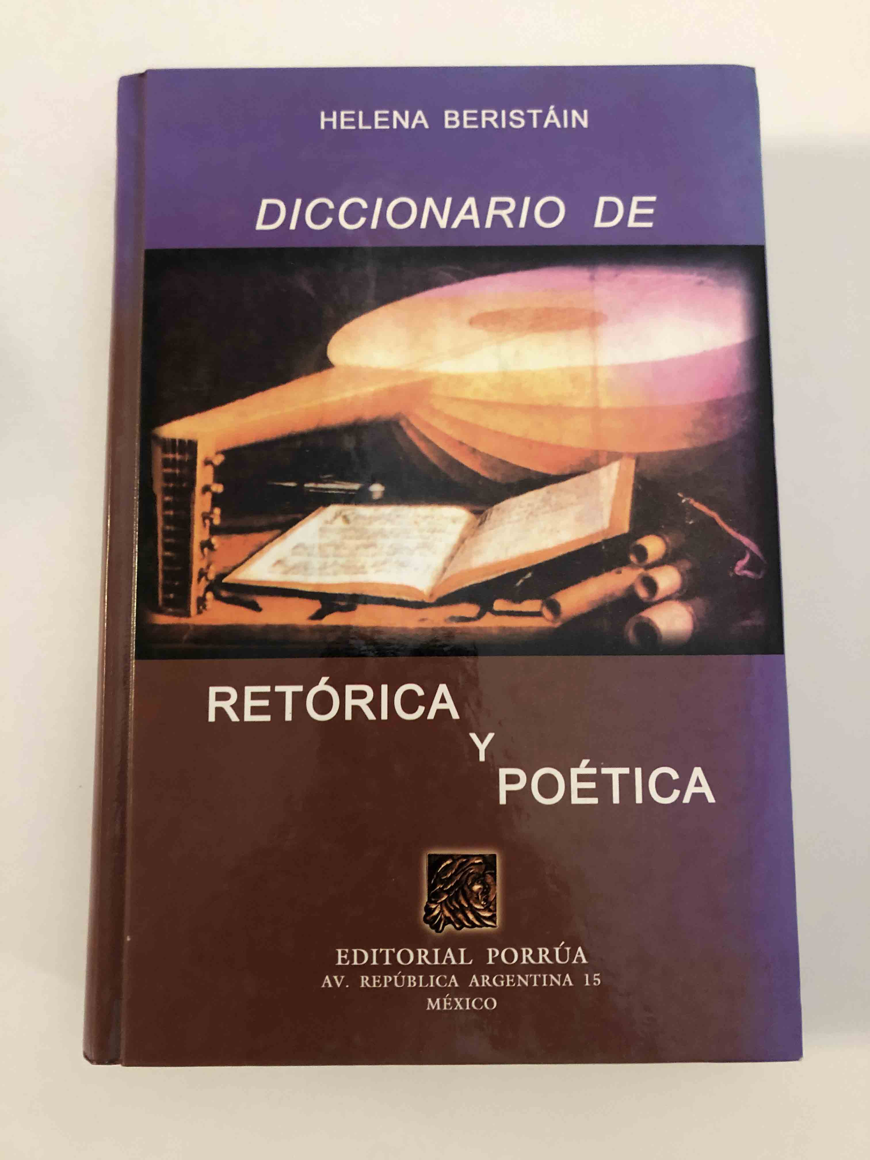 Diccionario de retórica y poética