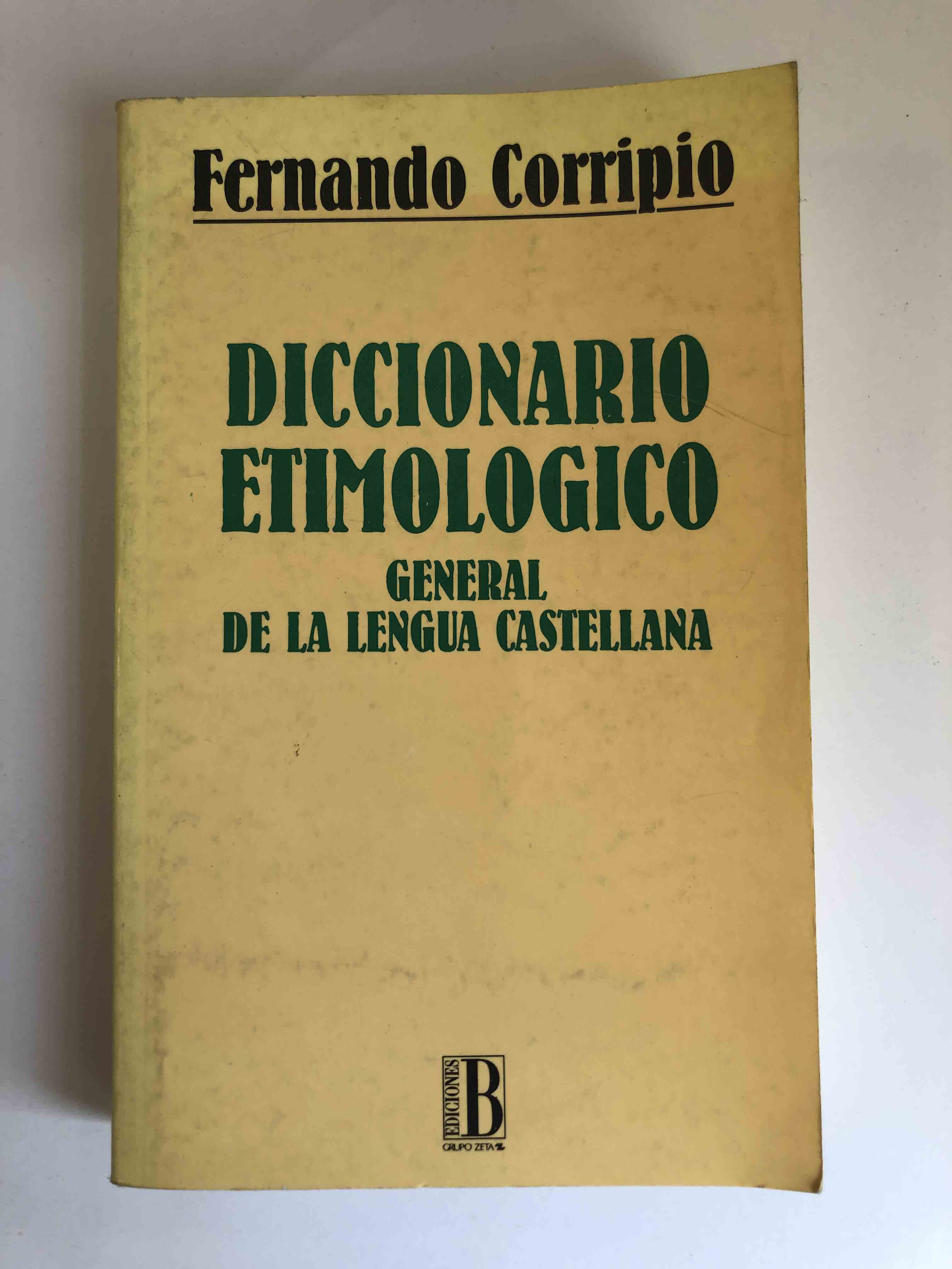 Diccionario etimológico general de la lengua castellana