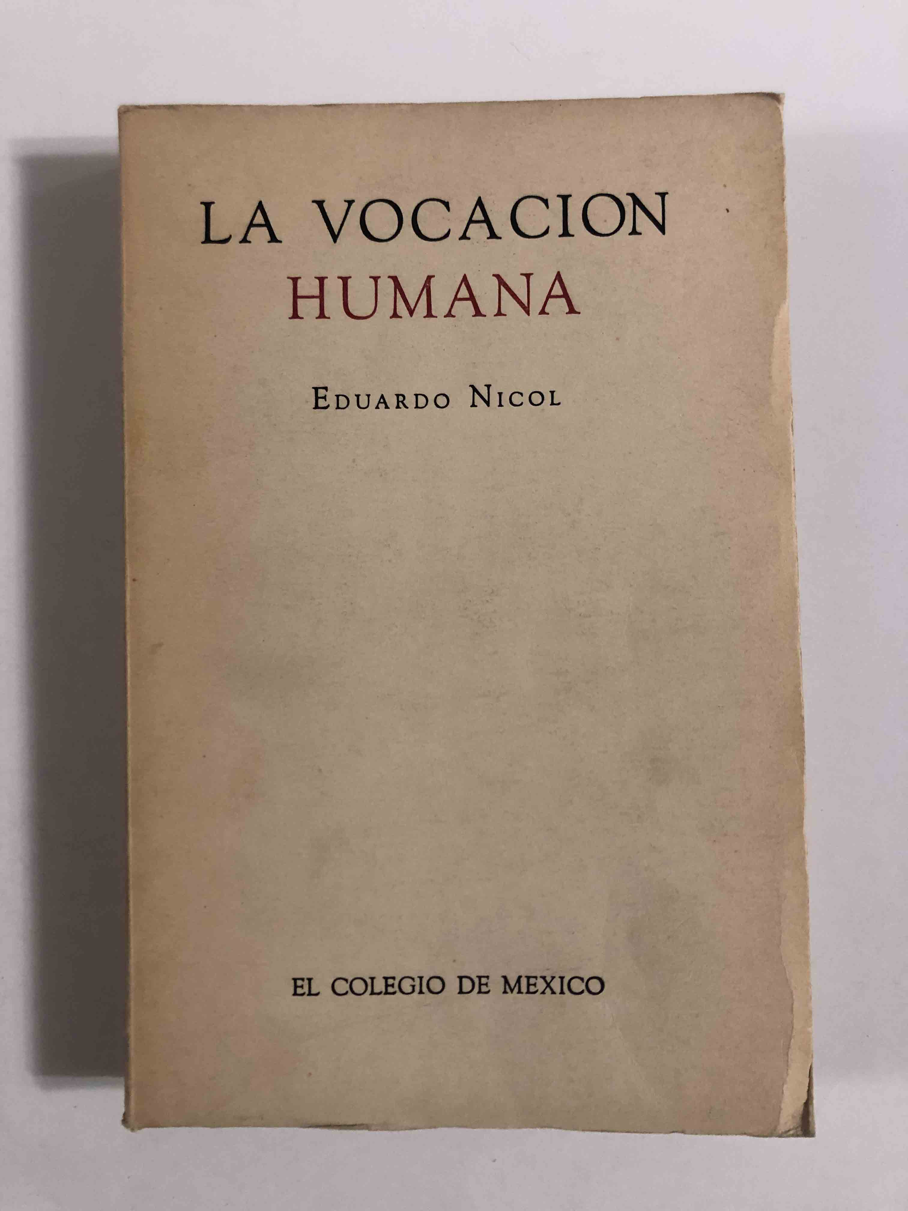 La vocación humana